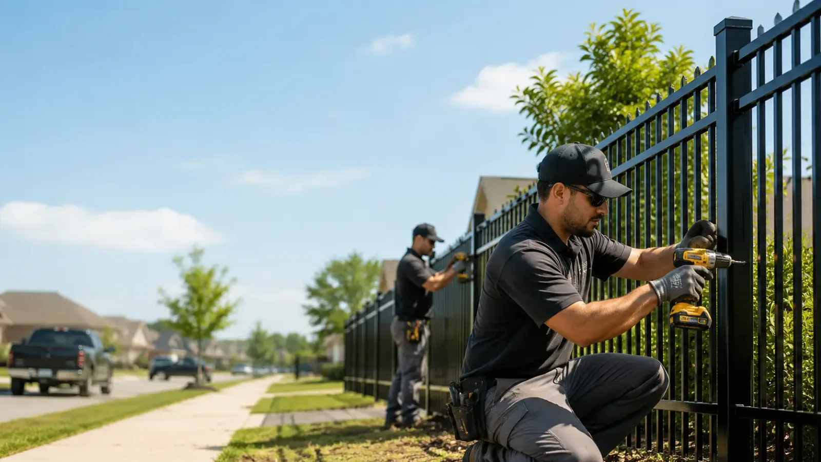 Metal Fence Installation in Burlington, TX